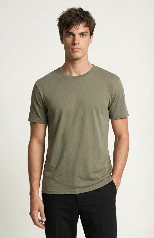 MEN'S Khaki Basic Pike T-shirt