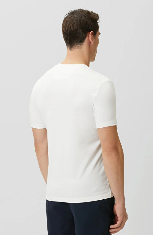 MEN'S N-Tech White Network Mini Letter Print T-shirt