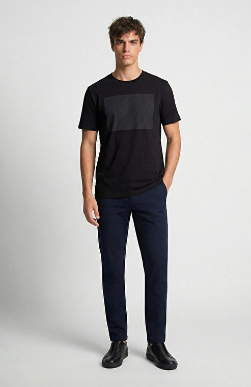 MEN'S N-Tech Black Hologram Printed T-shirt