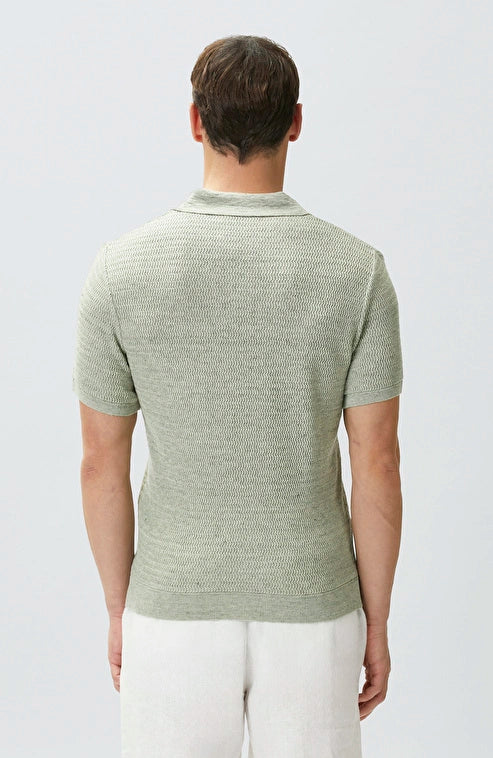 MEN'S Limited Mint Linen Knitwear Sweater