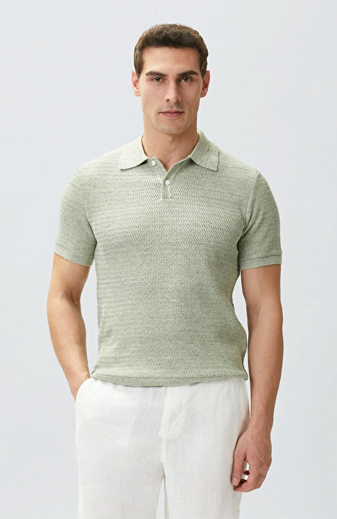MEN'S Limited Mint Linen Knitwear Sweater