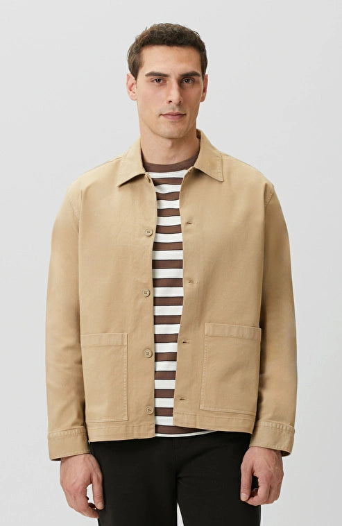 MEN'S Beige Outer Shirt