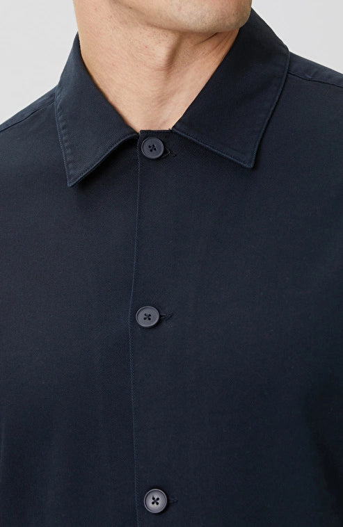 MEN'S Navy Comfort Lyocell Outer Shirt