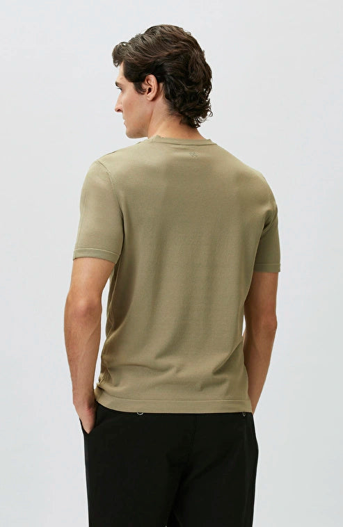 MEN'S Khaki Knitted Sweater