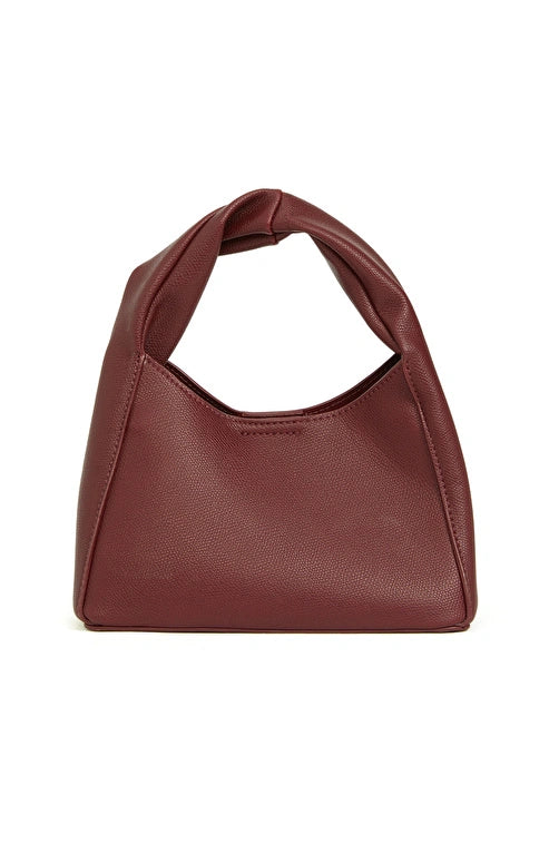 WOMEN'S Burgundy Faux Leather Bag