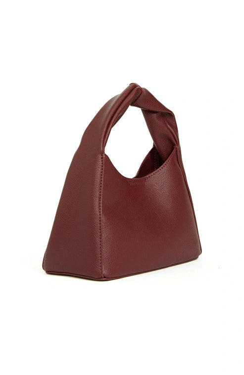 WOMEN'S Burgundy Faux Leather Bag