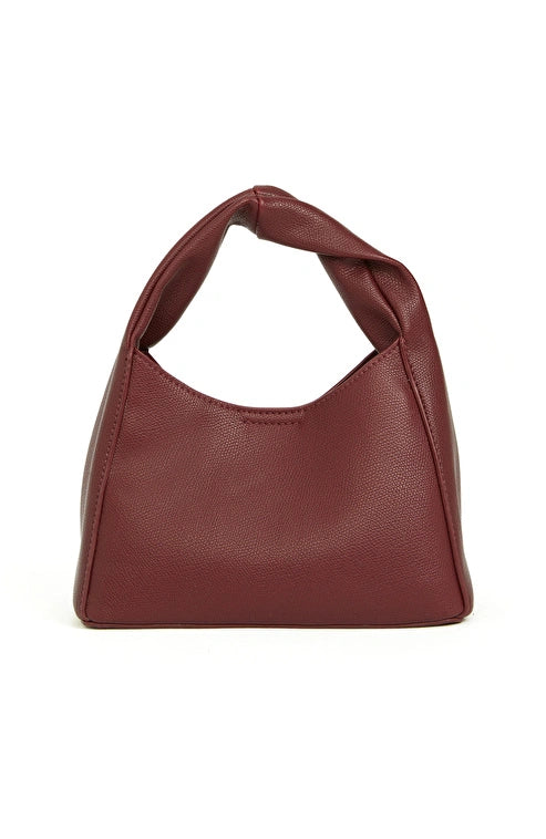 WOMEN'S Burgundy Faux Leather Bag