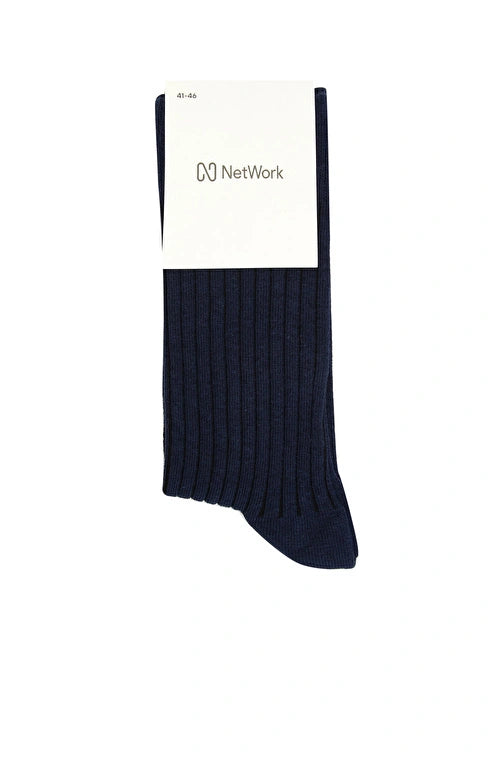 MEN'S Navy Blue Cotton Socks