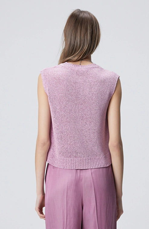 WOMEN'S Violet Sleeveless Knit