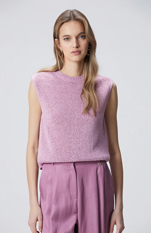 WOMEN'S Violet Sleeveless Knit