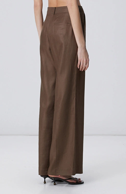 WOMEN'S Mink Linen Trousers