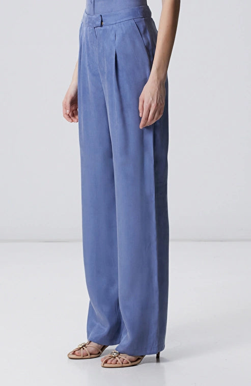 WOMEN'S Blue Cupro Pants