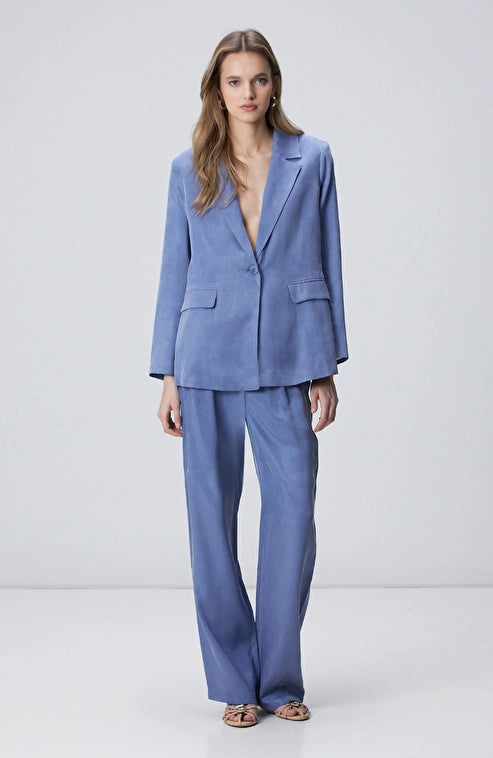 WOMEN'S Blue Cupro Pants