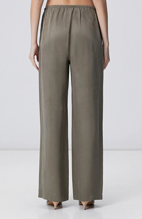 WOMEN'S Khaki Cupro Trousers