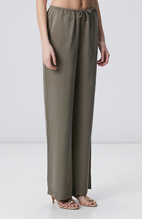 WOMEN'S Khaki Cupro Trousers