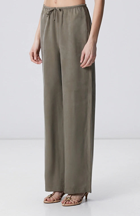 WOMEN'S Khaki Cupro Trousers