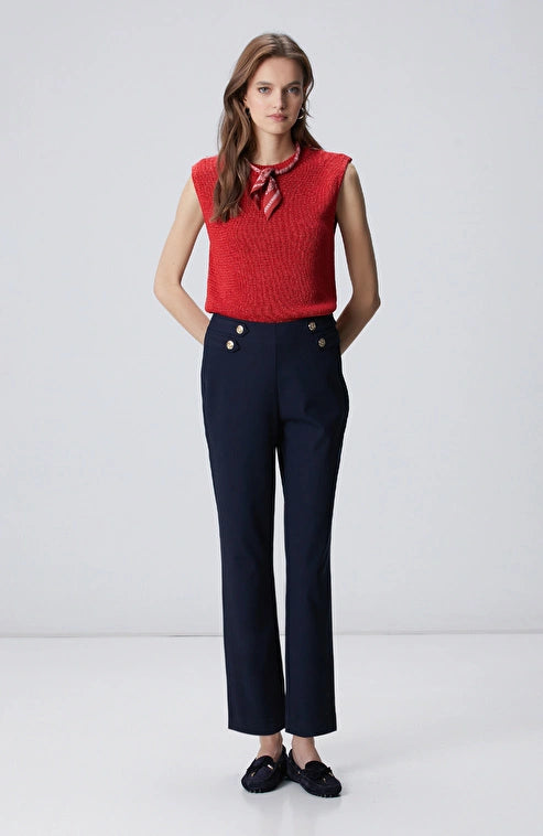 WOMEN'S Navy Blue Trousers