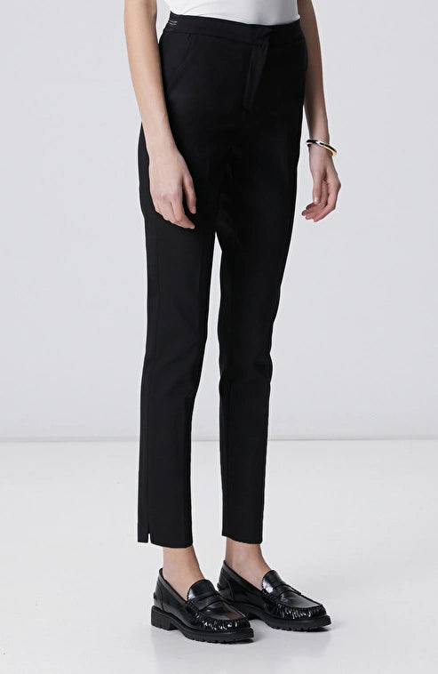 WOMEN'S Black Pants with Elastic Waistband