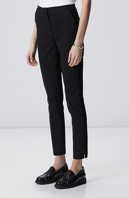 WOMEN'S Black Pants with Elastic Waistband