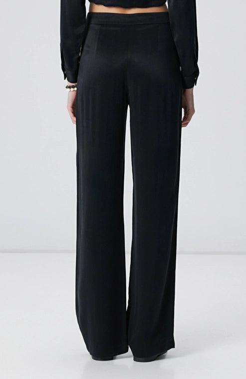 WOMEN'S Black Cupro Pants