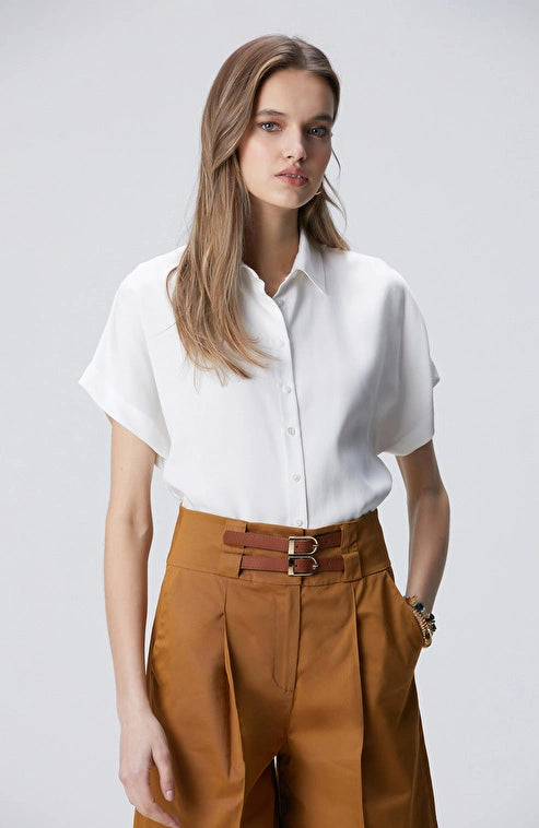 WOMEN'S Off-White Basic Shirt