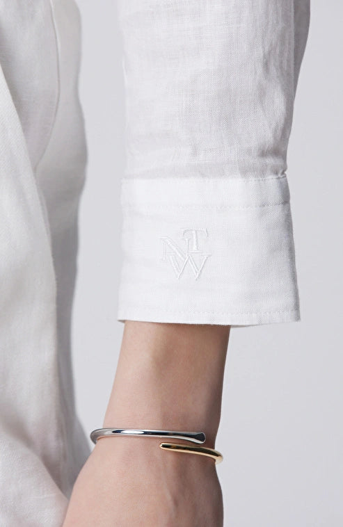 WOMEN'S White Linen Shirt