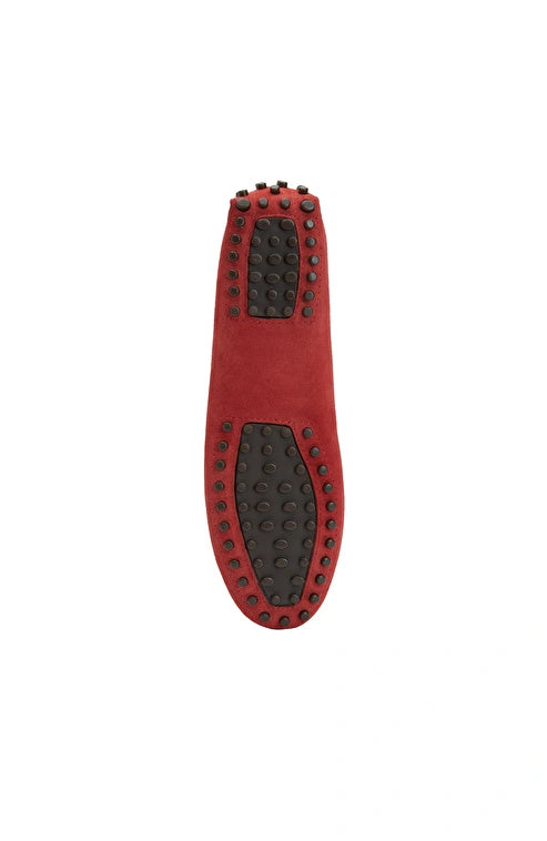 WOMEN'S Red Suede Loafers