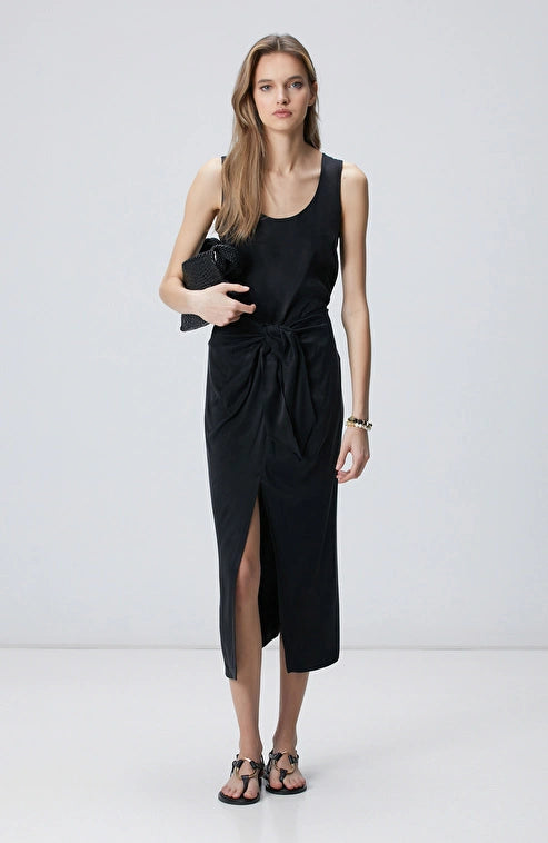 WOMEN'S Black Cupro Blouse