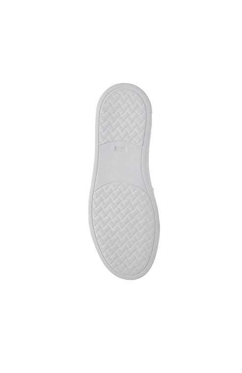 MEN'S White Casual Leather Sneakers