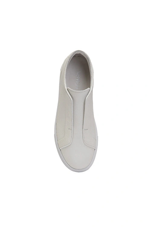 MEN'S White Casual Leather Sneakers