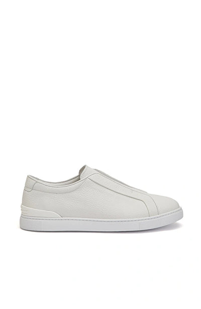 MEN'S White Casual Leather Sneakers