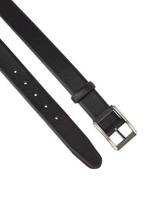 MEN'S Black Leather Belt
