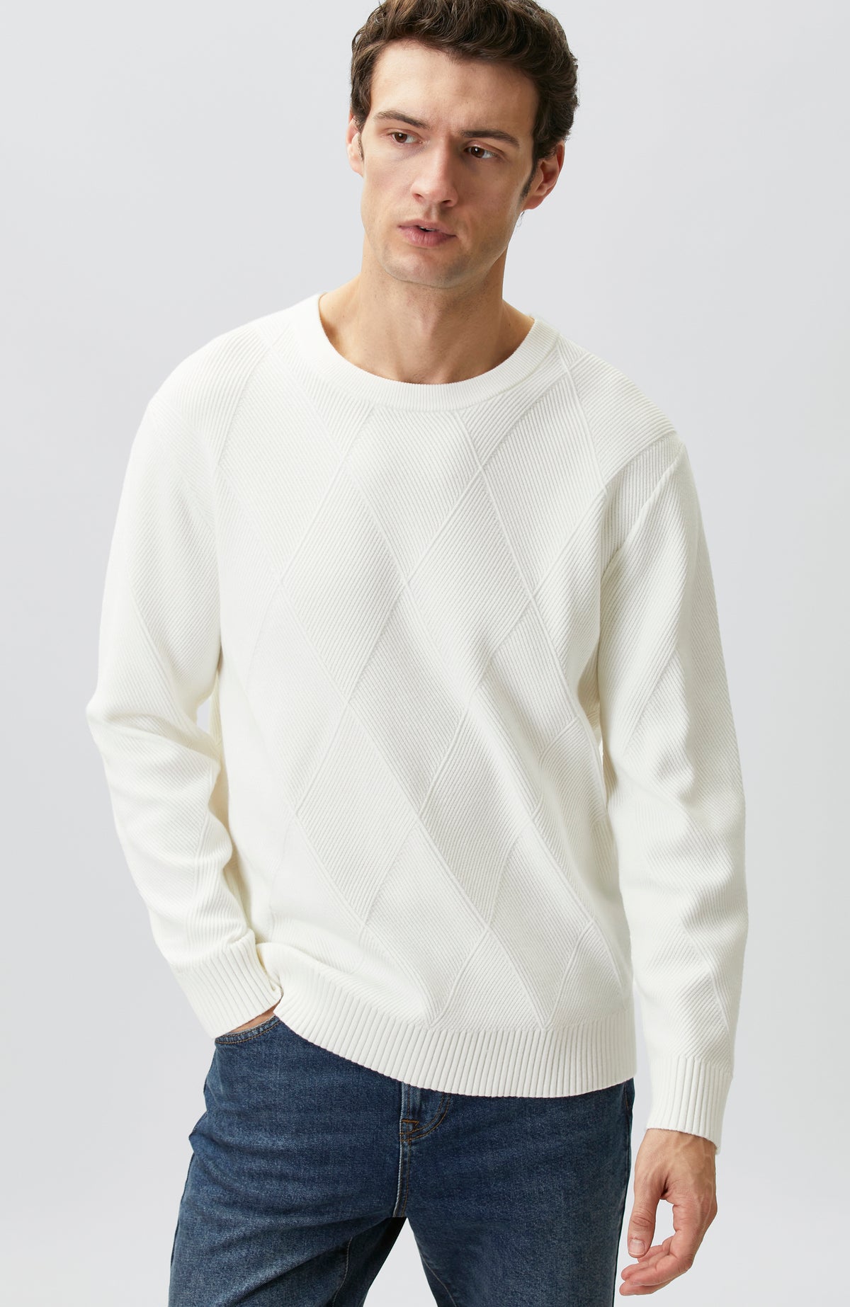 MEN'S Off-White Diamond Sweater