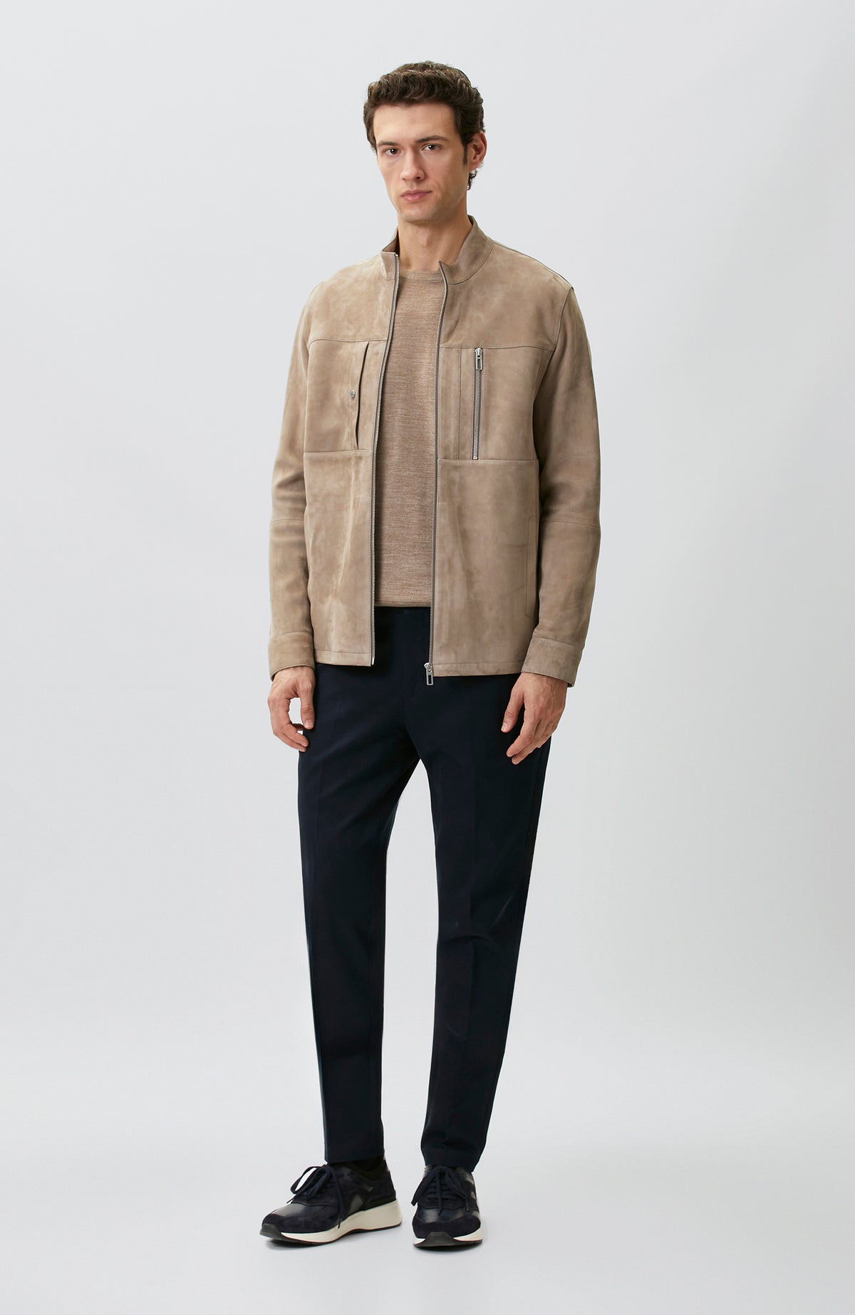 MEN'S Mink Wool Blend Knitwear Sweater