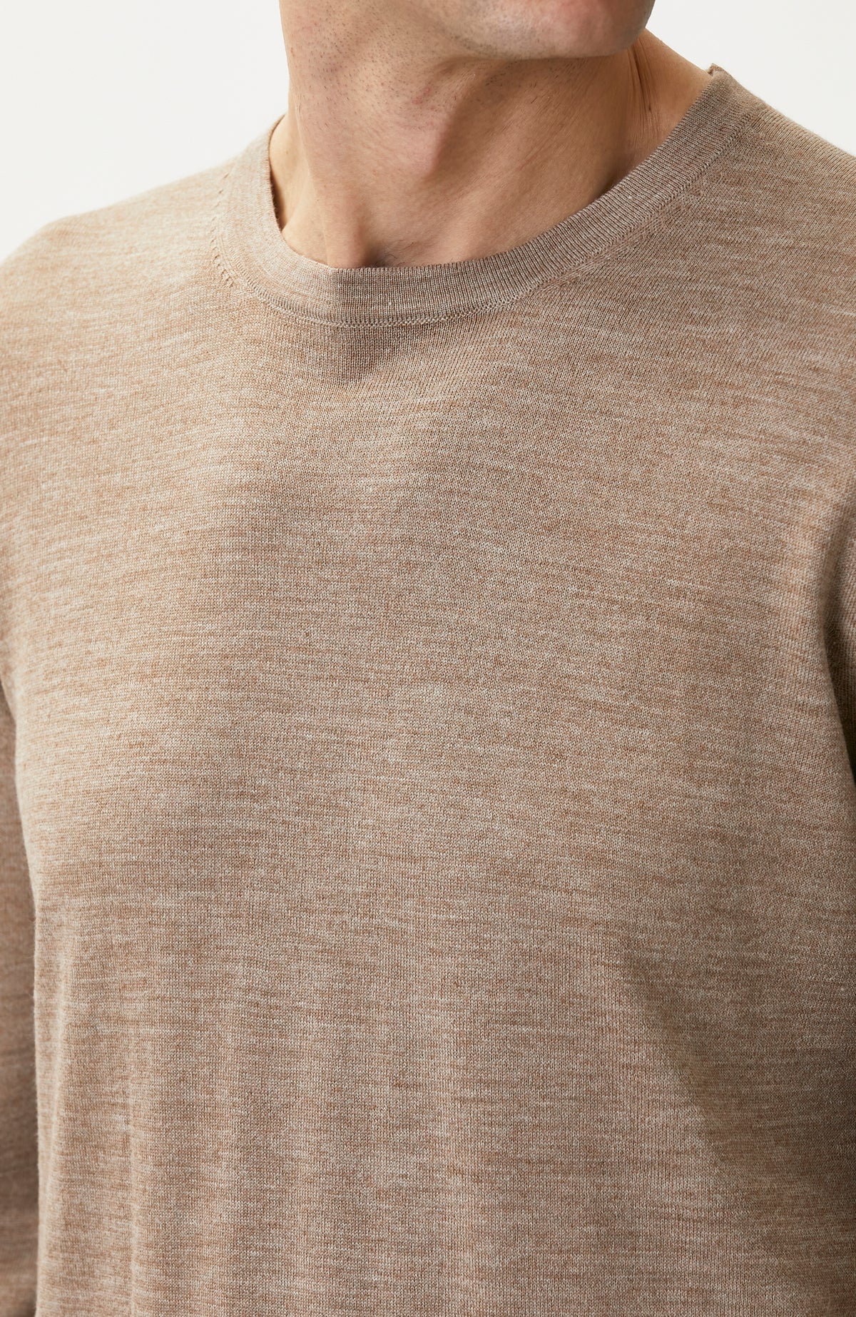 MEN'S Mink Wool Blend Knitwear Sweater