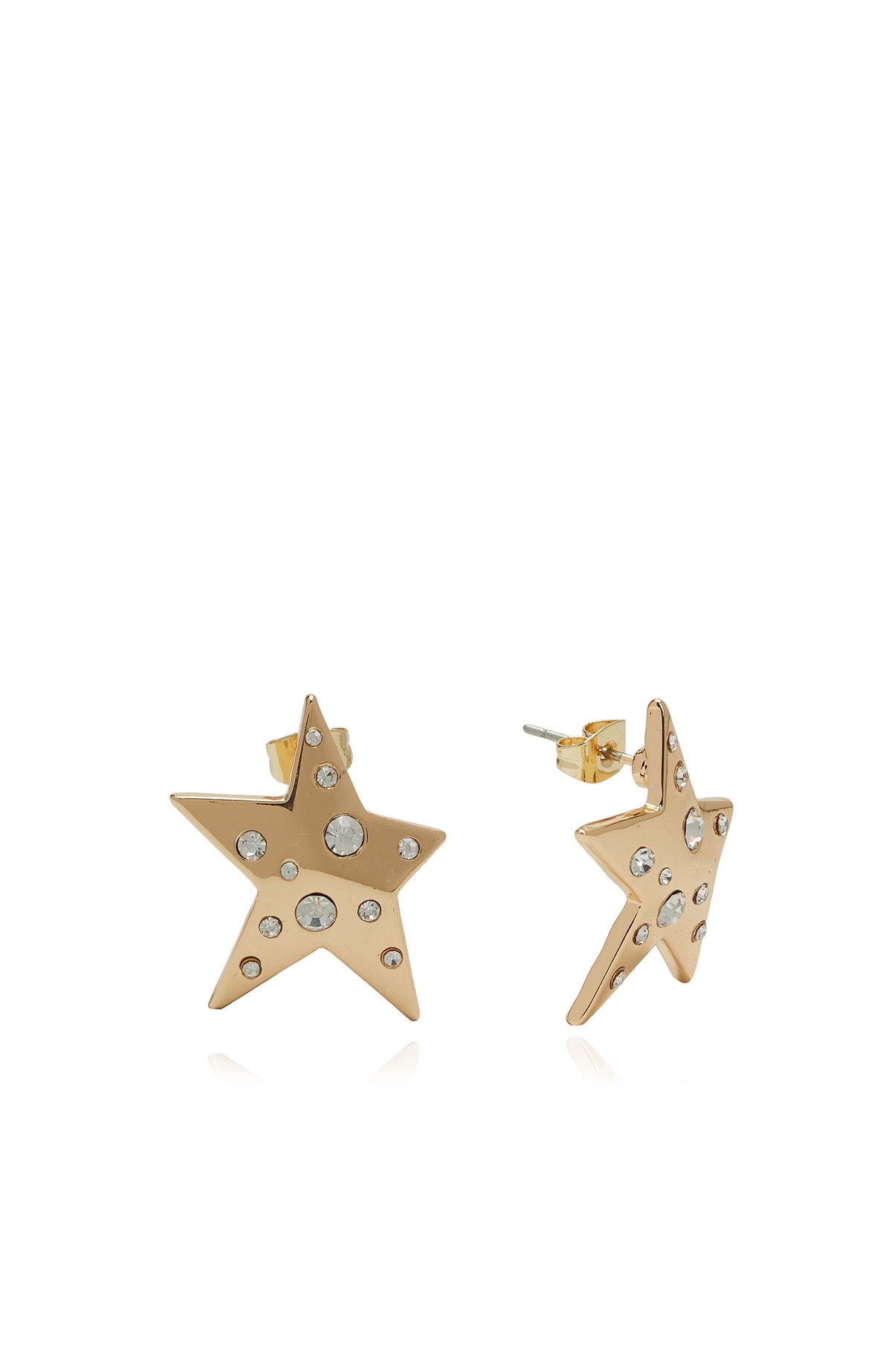 WOMEN'S Gold Stone Detailed Women's Earrings
