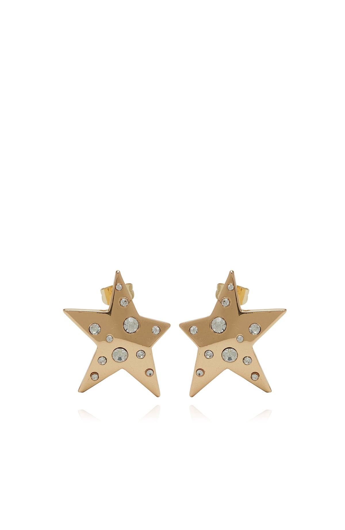 WOMEN'S Gold Stone Detailed Women's Earrings