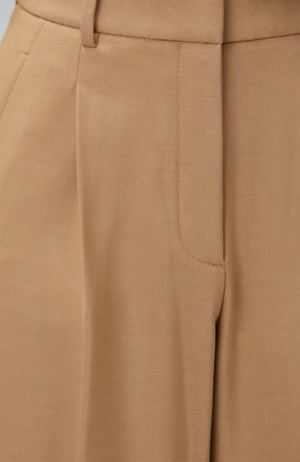WOMEN'S Camel Pileli Pantolon