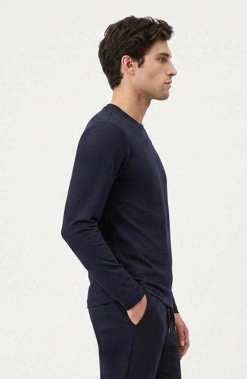 MEN'S BASIC LONG-SLEEVE T-SHIRT