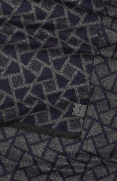 MEN'S GEOMETRIC PATTERNED SOFT SCARF