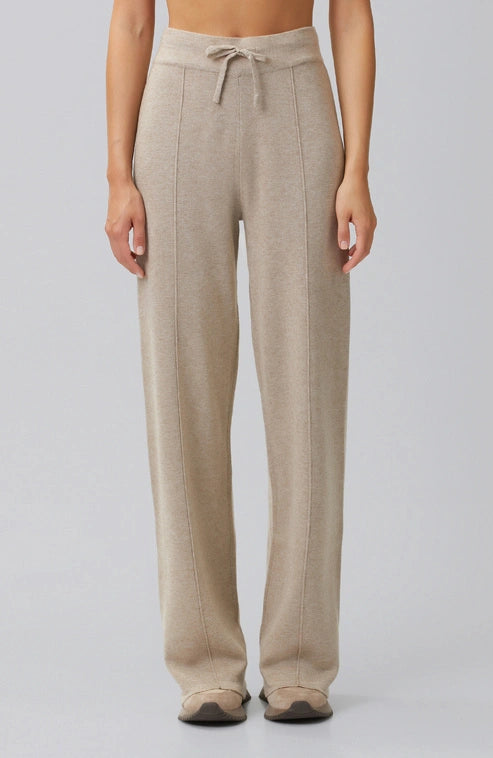 WOMEN'S Ribbed waistband detail knitted tracksuit