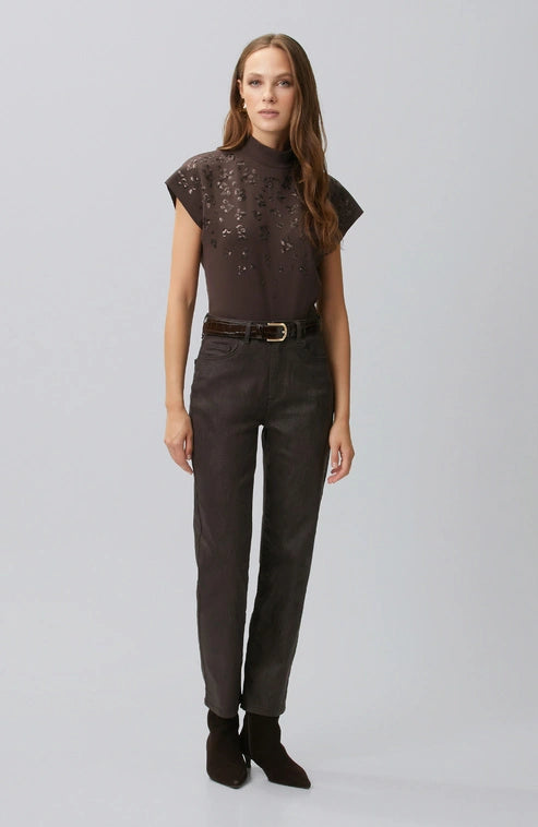 WOMEN'S Sequin Embellished T-shirt
