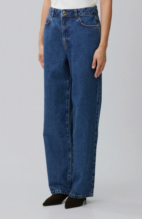 WOMEN'S Wide Straight Denim Pants