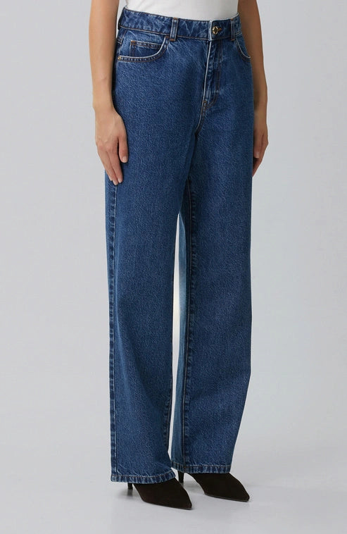 WOMEN'S Wide Straight Denim Pants