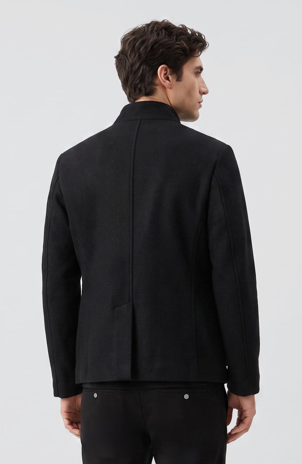 MEN'S Black Wool Jacket