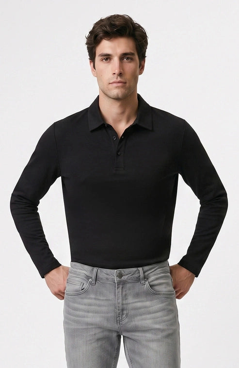 MEN'S Polo collar interlock t-shirt