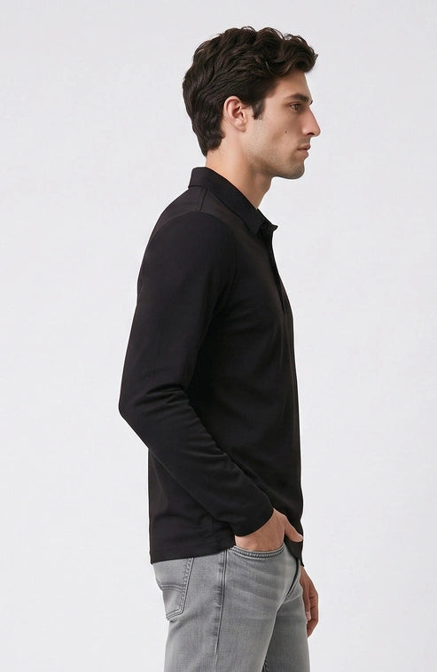 MEN'S Polo collar interlock t-shirt