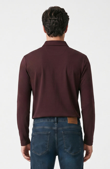 MEN'S Polo collar interlock t-shirt