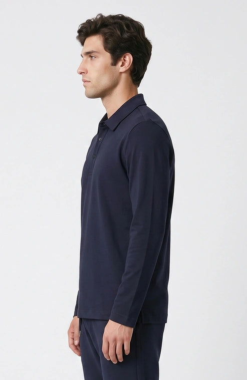 MEN'S Polo collar interlock t-shirt