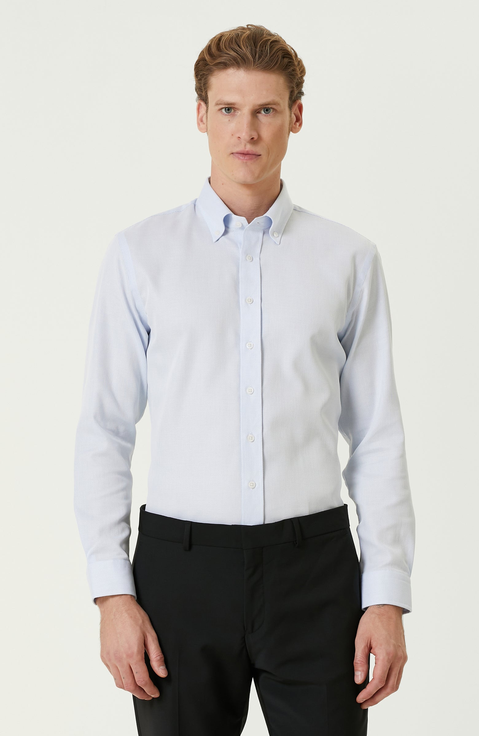 MEN'S Light Blue Non-Iron Shirt